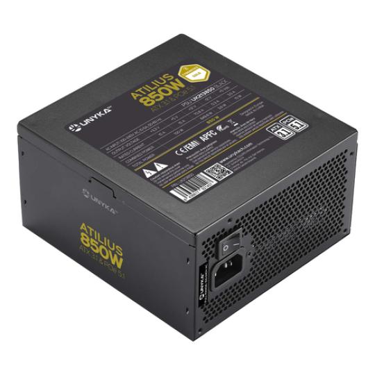 FUENTE DE ALIMENTACIÓN MODULAR UNYKA ATILUS 3.1 BLACK 850W CYBENETICS GOLD