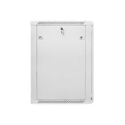 ARAMRIO LANBERG MURAL RACK 19" 18U 600X600 FLAT PACK V2 PUERTA CRISTAL GRIS