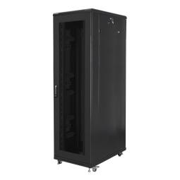 ARMARIO LANBERG RACK 19" 42U 800X1000 FLAT PACK PUERTA PERFORADA NEGRO