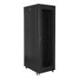 ARMARIO LANBERG RACK 19" 42U 800X1000 FLAT PACK PUERTA PERFORADA NEGRO