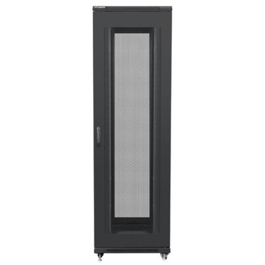 ARMARIO LANBERG RACK 19" 42U 800X1000 FLAT PACK PUERTA PERFORADA NEGRO