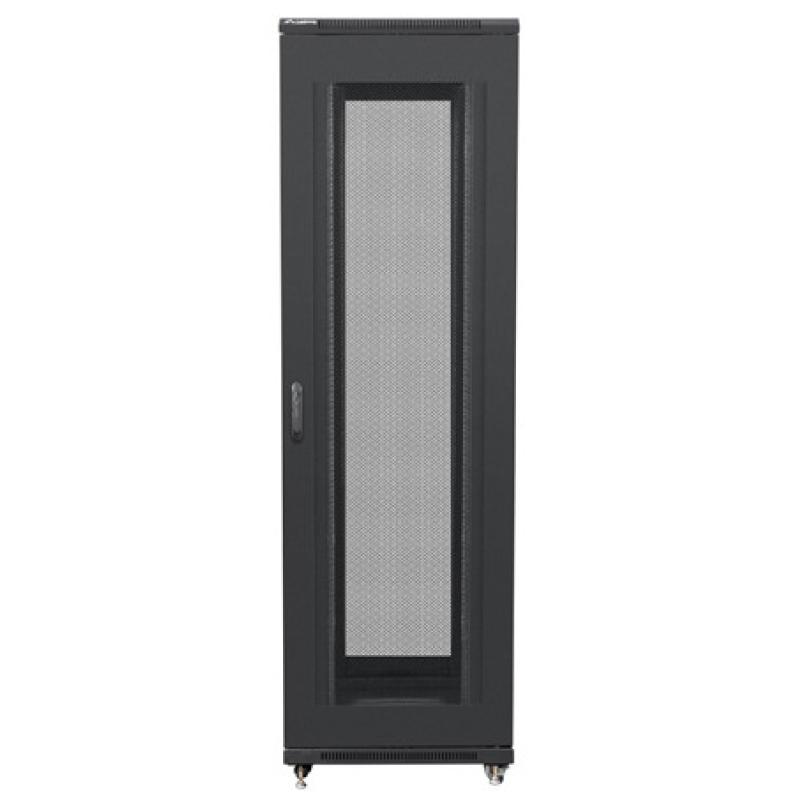 ARMARIO LANBERG RACK 19" 42U 800X1000 FLAT PACK PUERTA PERFORADA NEGRO