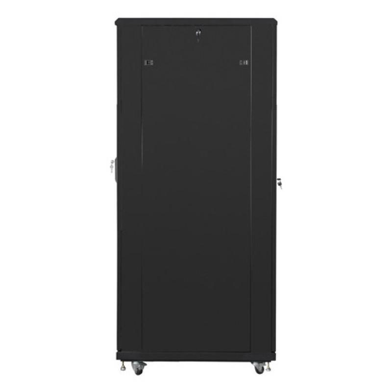 ARMARIO LANBERG RACK 19" 42U 800X1000 FLAT PACK PUERTA PERFORADA NEGRO