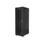 ARRMARIO LANBERG RACK 19" 37U 800X1000 FLAT PACK PUERTA PERFORADA CON LCD NEGRO