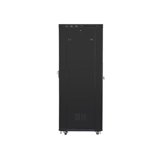 ARRMARIO LANBERG RACK 19" 37U 800X1000 FLAT PACK PUERTA PERFORADA CON LCD NEGRO