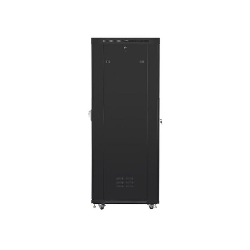 ARRMARIO LANBERG RACK 19" 37U 800X1000 FLAT PACK PUERTA PERFORADA CON LCD NEGRO