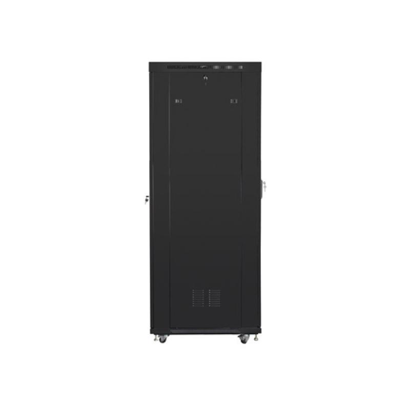 ARRMARIO LANBERG RACK 19" 37U 800X1000 FLAT PACK PUERTA PERFORADA CON LCD NEGRO