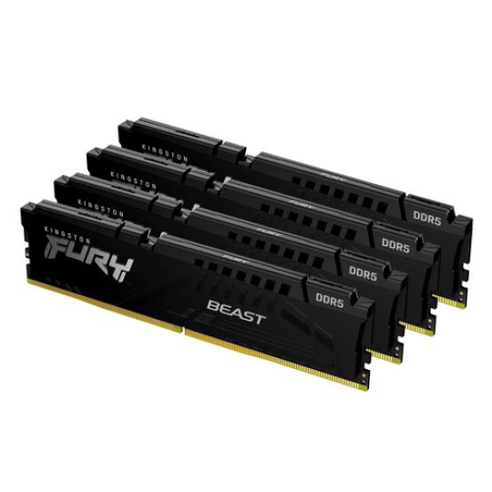 Kingston Fury Beast 128GB 4x32GB 5600MHz CL40 XMP Negro