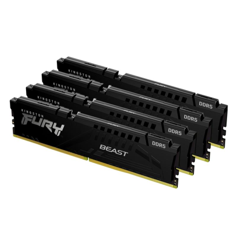 Kingston Fury Beast 128GB 4x32GB 5600MHz CL40 XMP Negro