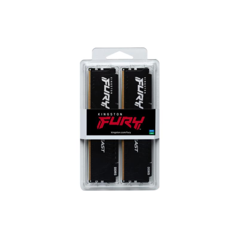 Kingston Fury Beast 128GB 4x32GB 5600MHz CL40 XMP Negro