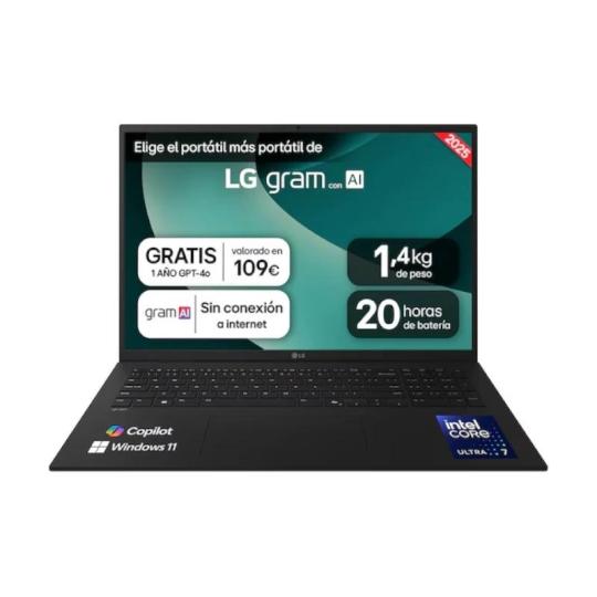 Lg 17zd90t-g.ax88b ultra7-255h 32gb 1tb dos 17"