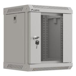 ARMARIO LANBERG MURAL RACK 10" 6U/300X300 FLAT PACK GRIS PUERTA CRISTAL