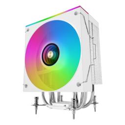 VENTILADOR CON DISIPADOR DE CPU MARS GAMING MCPULCD TDP 300W 120mm PANTALLA LCD ARGB BLANCO