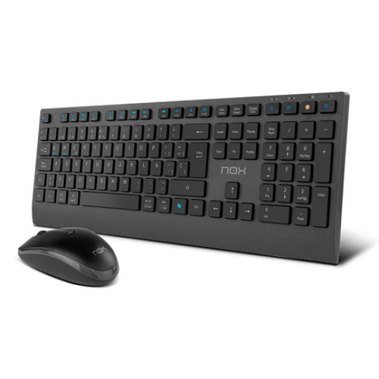 COMBO TECLADO-RATON NOX LITE DUO INALAMBRICO ES NEGRO
