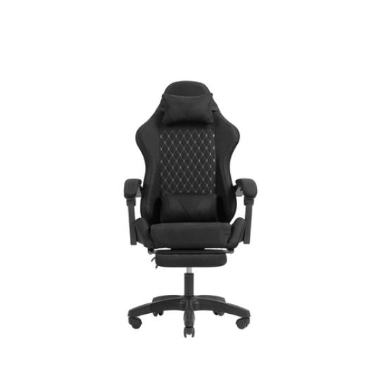 SILLA GAMER MARS GAMING MGCXFGRB NEGRA RECLINABLE REPOSABRAZOS AJUSTABLE REPOSAPIES COJINES ACABADO