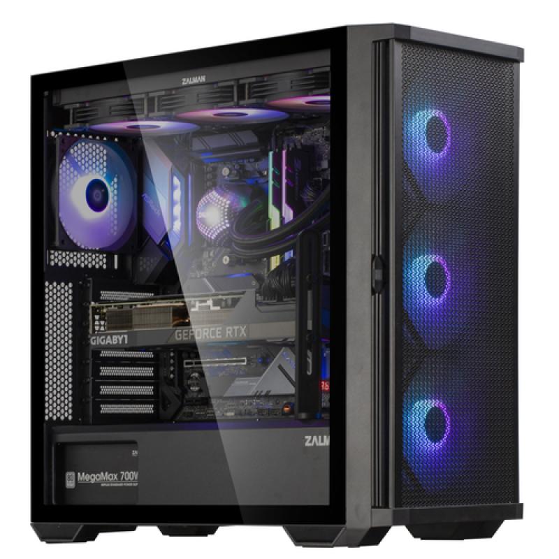 CAJA ZALMAN Z10 PLUS ATX MID-TOWER 140MM ARGB 3X VENT