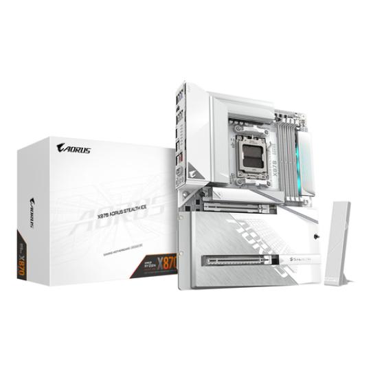 PLACA BASE GIGABYTE X870 A STEALTH ICE DDR5 AM5 ATX WIFI