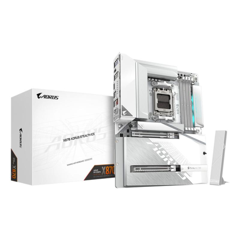 PLACA BASE GIGABYTE X870 A STEALTH ICE DDR5 AM5 ATX WIFI