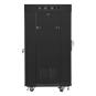 ARMARIO RACK LANBERG 22U 600X600 FLAT PACK PUERTA CRISTAL CON LCD NEGRO