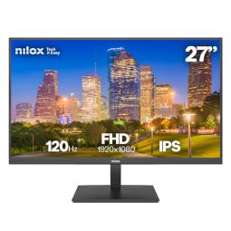 MONITOR 27" DP HDMI NILOX NXM27FHD1204 FHD 120Hz 4MS 250cd/m² VESA 100x100