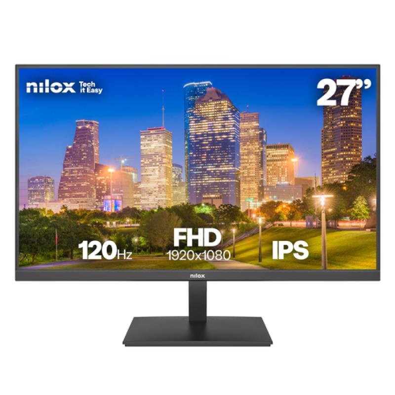 MONITOR 27" DP HDMI NILOX NXM27FHD1204 FHD 120Hz 4MS 250cd/m² VESA 100x100