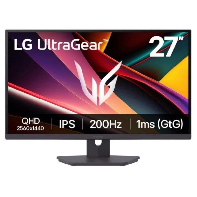 LG UltraGear Monitor 27" IPS QHD 200Hz HDR400 FreeSync Premium - Respuesta 1ms - Ajustable en Altura, Inclinable y Giratorio - H