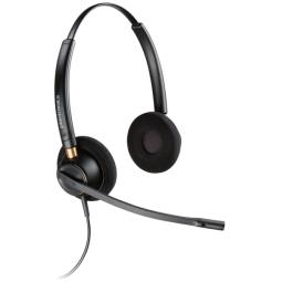 Plantronics/Poly EncorePro 520 Auriculares con Microfono - Conexion QD - Cancelacion de Ruido - Almohadillas Acolchadas - Color 