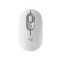 Logitech POP Mouse Raton Inalambrico 1000dpi - 4 botones - Multidispositivo - Color Blanco Crudo