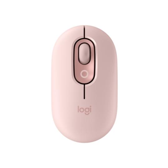 Logitech POP Mouse Raton Inalambrico 1000dpi - 4 botones - Multidispositivo - Color Rosado
