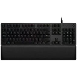 Logitech G513 Teclado Mecanico Gaming USB - Teclas Mecanicas GX Brown - Iluminacion RGB Lightsync - Superficies de Metal - Repos