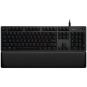 Logitech G513 Teclado Mecanico Gaming USB - Teclas Mecanicas GX Brown - Iluminacion RGB Lightsync - Superficies de Metal - Repos