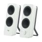 Logitech Z207 Altavoces 2.0 Bluetooth - 10W - Sonido Estereo - Entrada Jack 3.5 mm - Color Blanco