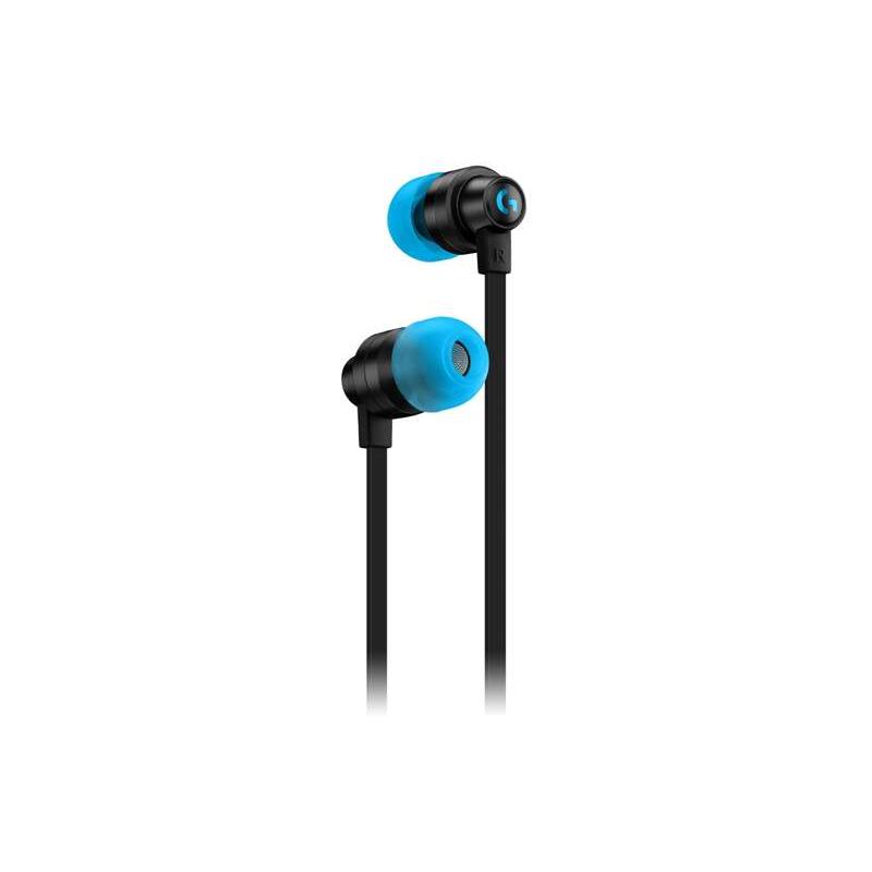 Logitech G333 Auriculares Gaming con Microfono - Adaptador USB-C - Multiplataforma - Altavoces Dinamicos - Jack 3.5mm - Color Ne