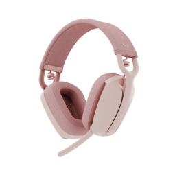 Logitech Zone Vibe 100 Auriculares Inalambricos - Bluetooth 5.2 - Alcance 30 metros - 2 Microfonos - Color Rosado