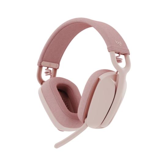 Logitech Zone Vibe 100 Auriculares Inalambricos - Bluetooth 5.2 - Alcance 30 metros - 2 Microfonos - Color Rosado