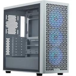 Cooler Master Elite 502 Caja Torre E-ATX - 3 Ventiladores 120mm RGB - Ventana Lateral - Gestion de Cables - Audio - 1xUSB-A - 1x