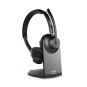 Urban Factory Movee Pro Auriculares Bluetooth 5.2 - Soporte de Carga - Microfono con Reduccion de Ruido Ambiental - Color Negro