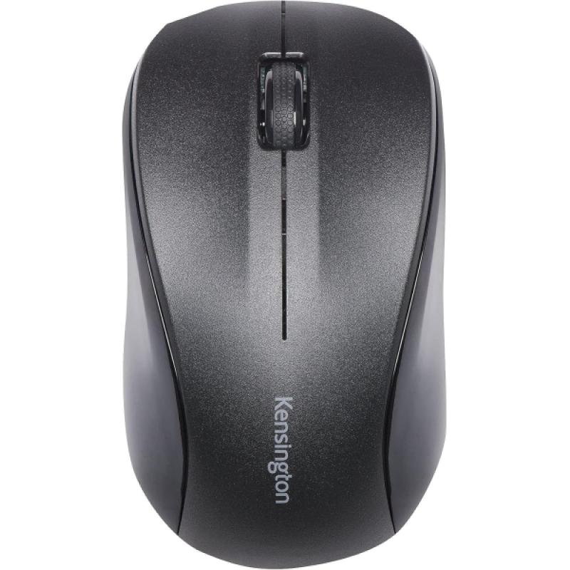 Kensington Valumouse Raton Inalambrico 2,4GHz - Sensor de 1000ppp - 3 Botones - Uso Ambidiestro - Clics Silenciosos - Color Negr