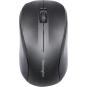 Kensington Valumouse Raton Inalambrico 2,4GHz - Sensor de 1000ppp - 3 Botones - Uso Ambidiestro - Clics Silenciosos - Color Negr