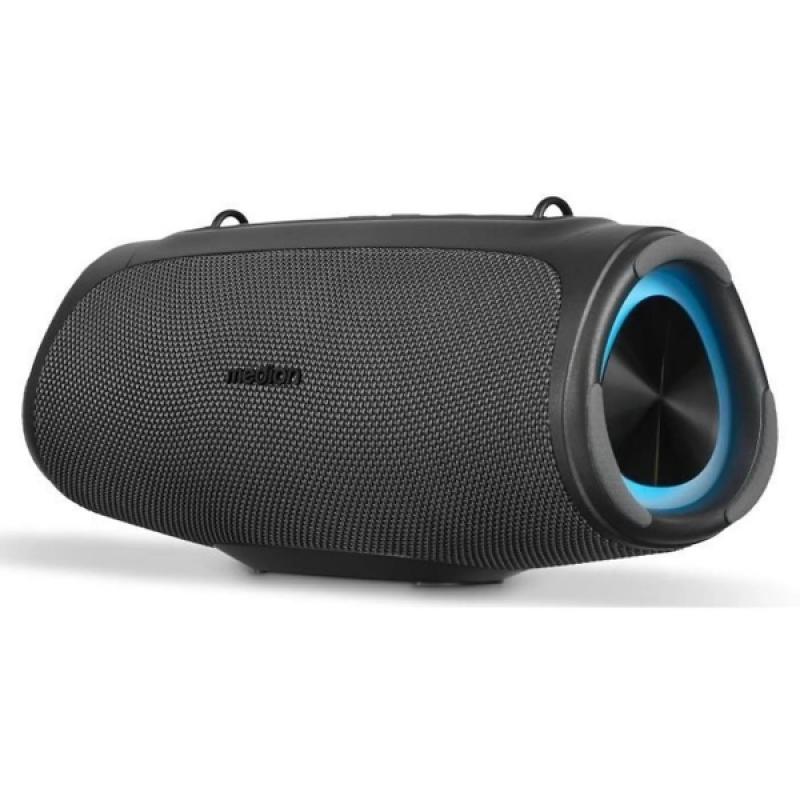 Medion Life P61746 M Altavoz 30W - Bluetooth 5.3 - Modo Broadcast - Resistente al Agua - Hasta 42 Horas de Autonomia - Iluminaci