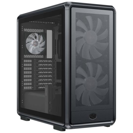 Cooler Master Masterframe 600 Caja Torre E-ATX - 2 Ventiladores 200mm RGB Frontales - 1 Ventilador 120mm RGB Trasero - Ventana L
