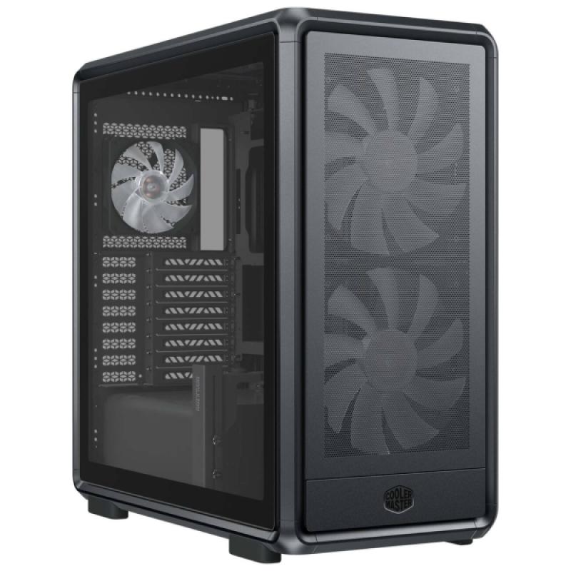 Cooler Master Masterframe 600 Caja Torre E-ATX - 2 Ventiladores 200mm RGB Frontales - 1 Ventilador 120mm RGB Trasero - Ventana L