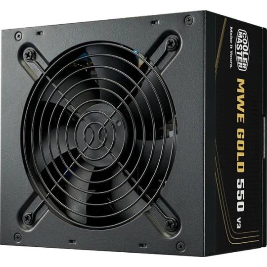 Cooler Master Fuente de Alimentacion 80 Plus Gold 550W ATX 3.1 - PFC Activo - Ventilador 120mm