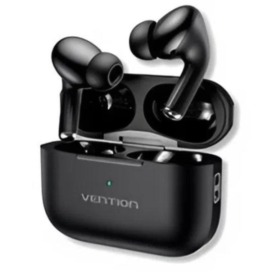 Vention Echo Lite E11 Auriculares Bluetooth 5.4 con Estuche de Carga - True Wireless - 6h Autonomia - Color Negro