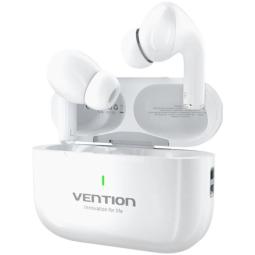Vention Echo Lite E11 Auriculares Bluetooth 5.4 con Estuche de Carga - True Wireless - 6h Autonomia - Color Blanco