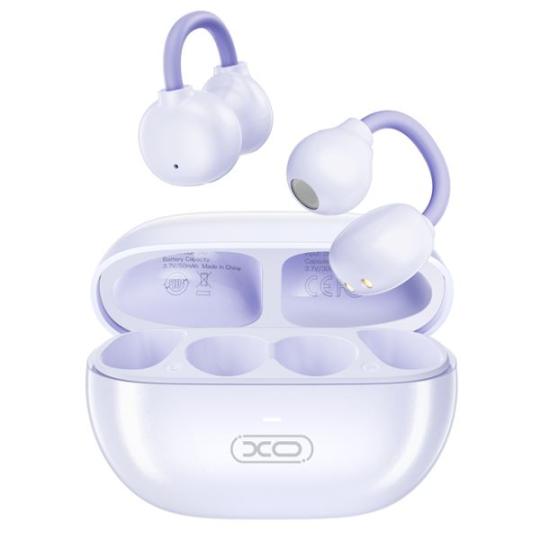 XO G40 Pearl Clip Auriculares TWS - Bluetooth 5.3 - Color Violeta