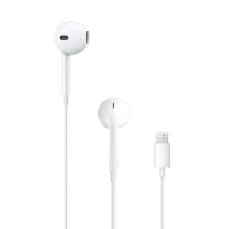 Apple EarPods Auriculares Binaurales Lightning - Microfono Integrado - Control de Volumen - Color Blanco