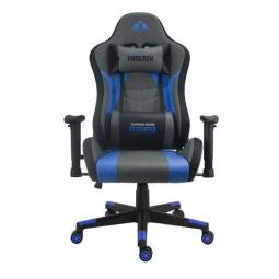 Cromad Serie Phoenix Silla Gaming - Altura Regulable con Piston de Gas Clase 2 - Reclinable hasta 180º - Cojines Lumbar y Cervic