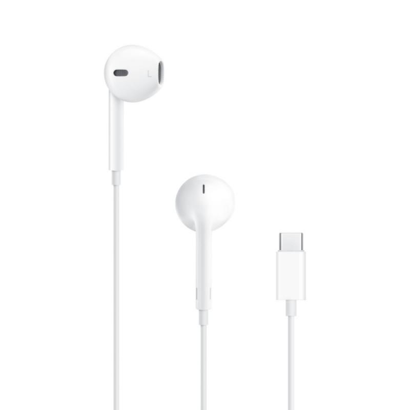 Apple EarPods Auriculares Binaurales USB-C - Microfono Integrado - Control de Volumen - Color Blanco