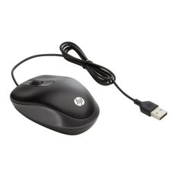 HP Travel Mouse Raton USB - 1000 DPI - Diseño Ultraligero y Supercompacto para Viaje - 2 Botones + Rueda de Desplazamiento - Amb
